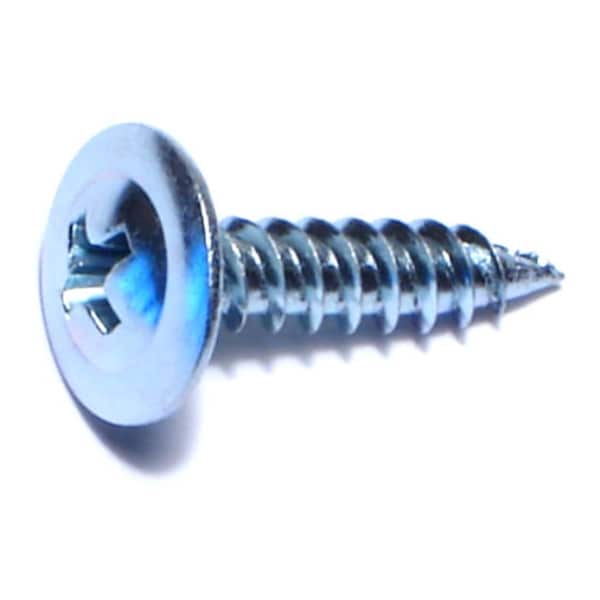 Midwest Fastener Sheet Metal Screw, #8 x 3/4 in, Zinc Plated Steel Truss Head Phillips Drive, 100 PK 53835 - main